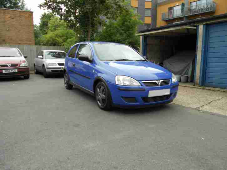 2005 VAUXHALL CORSA LIFE ECO TPORT S-A BLUE 3 DOOR H/B AUTOMATIC