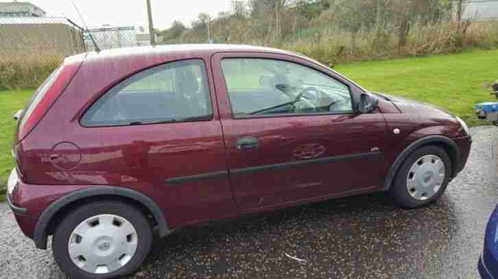 2005 VAUXHALL CORSA LIFE TWINPORT RED