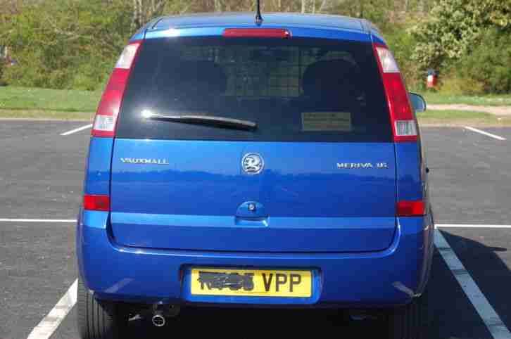 2005 VAUXHALL MERIVA BREEZE BLUE