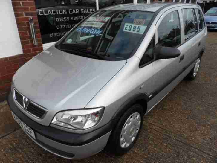 2005 VAUXHALL ZAFIRA LIFE 16V AUTO SILVER