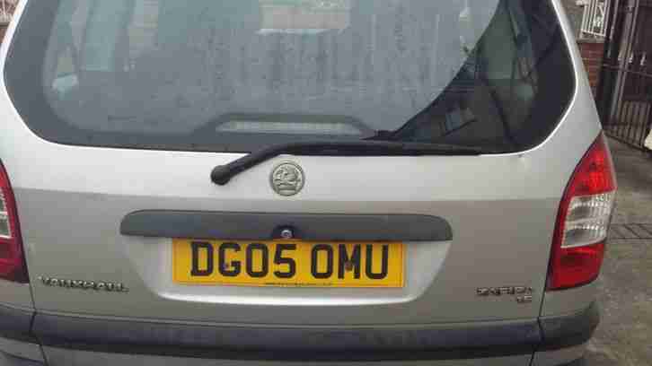 2005 VAUXHALL ZAFIRA LIFE SPARES OR REPAIR MOT 7 SEATER