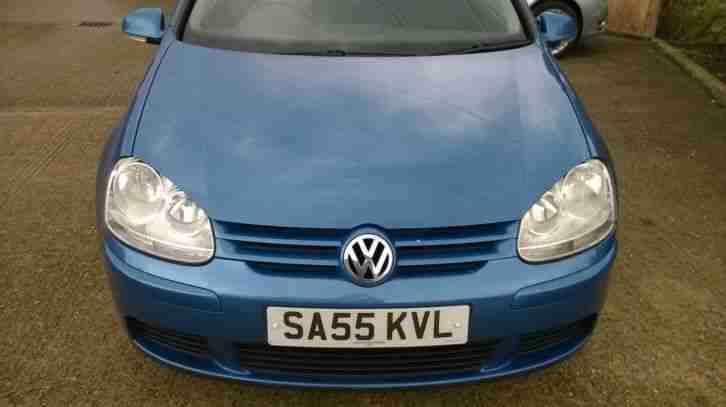 2005 VOLKSWAGEN GOLF 1.9TDI SPORT 6 SPEED MANUAL 3 DOOR IN BLUE SUPERB CAR