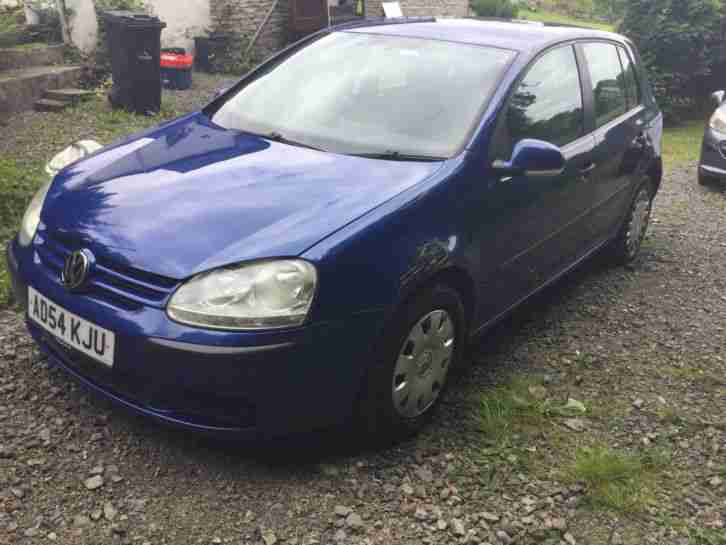 2005 VOLKSWAGEN GOLF S BLUE 1.4 5 DOOR