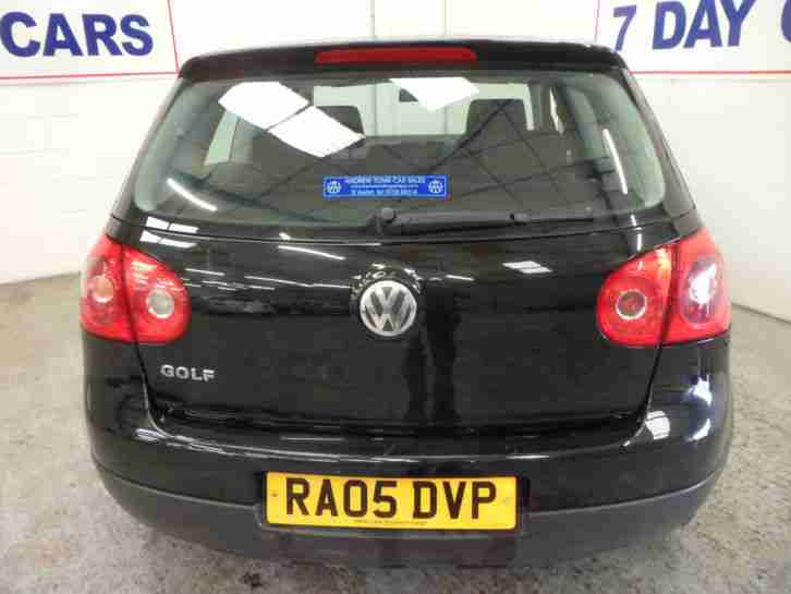 2005 VOLKSWAGEN GOLF S SDI BLACK 2.0 DIESEL 3 DOOR MANUAL HATCHBACK