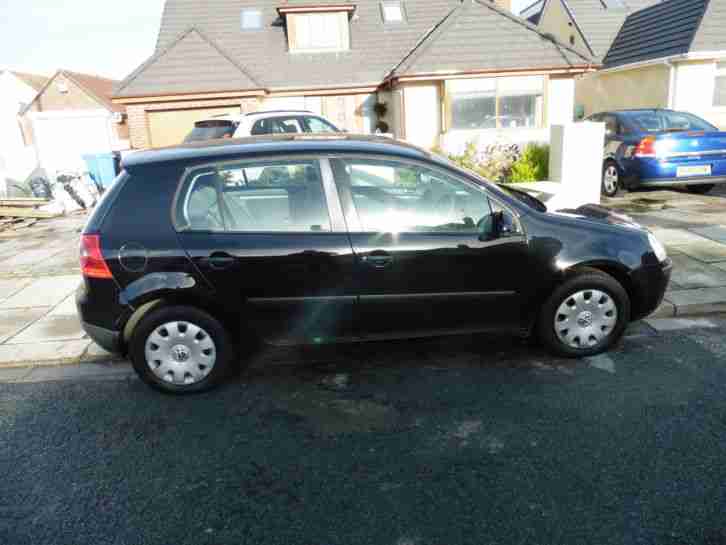 2005 VOLKSWAGEN GOLF S SDI BLACK NO RESERVE 12 MONTHS MOT