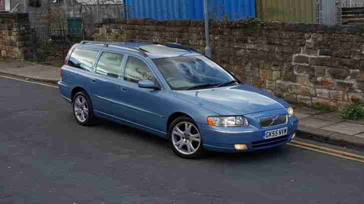 Volvo V70. Volvo car from United Kingdom