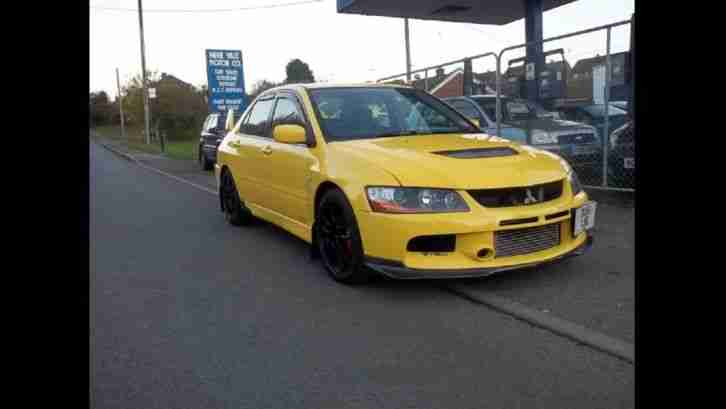 2005 mitsubishi lancer evolution 9 mr fq340 yellow 400bhp full ralli art history