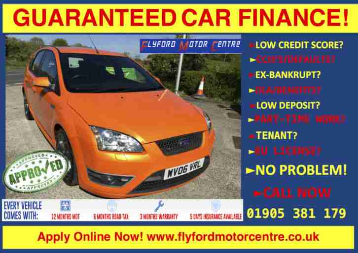 2006 06 FORD FOCUS 2.5 ST-3 5d 225 BHP - GUARANTEED FINANCE
