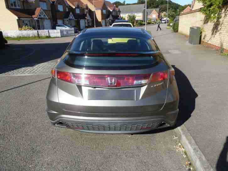 2006/06 HONDA CIVIC EX 1.8 I-VTEC 5DR GREY SAT/NAV A/C ALLOYS 85K FHSH VGC
