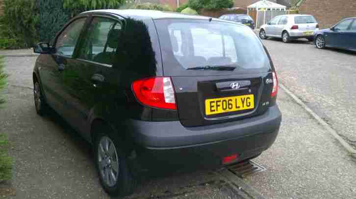 2006 (06) HYUNDAI GETZ GSi 1.4i - 5 DOOR - BLACK - LONG MOT - VERY RELIABLE -