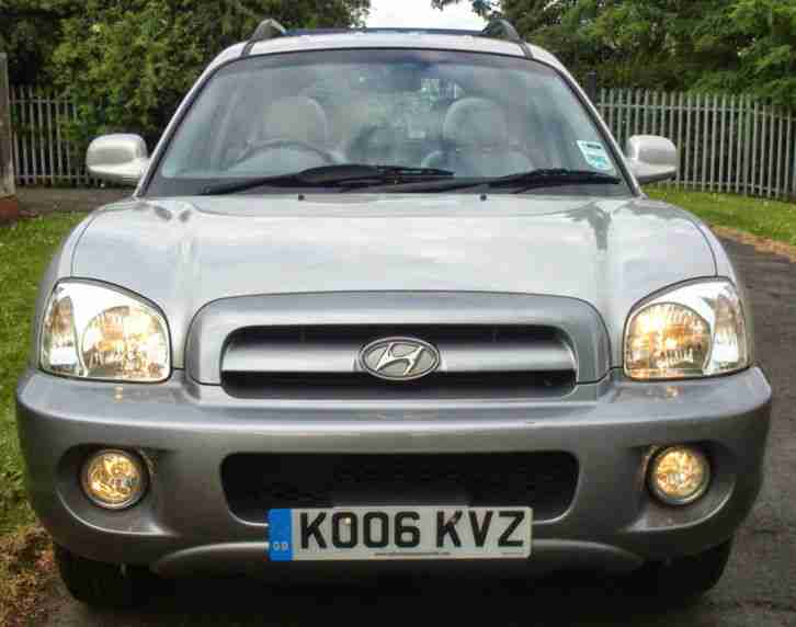 2006 06 HYUNDAI SANTA FE 2.4 CDX 4X4 MANUAL HEATED LEATHER CRUISE A/C CLIMATE