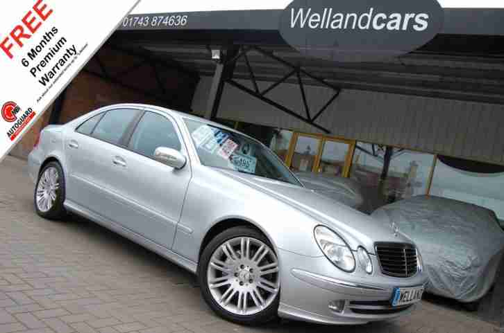 2006 06 MERCEDES BENZ E280CDi SPORT 3.0TD 7G TRONIC 1 OWNER, F MB S H