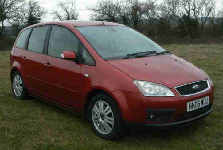 2006 06 Metallic Red Ford C Max 1.6 TDCI Ghia One Private Owner ,Low Mileage