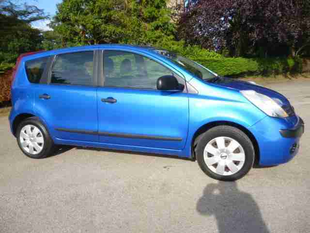 2006 06 Nissan Note 1.4 16v S LOW INSURANCE Stunning Electric Intense Blue