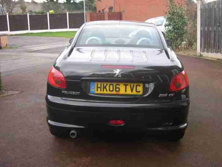 2006 06 Peugeot 206 cc 1.6 convertable vgc low miles