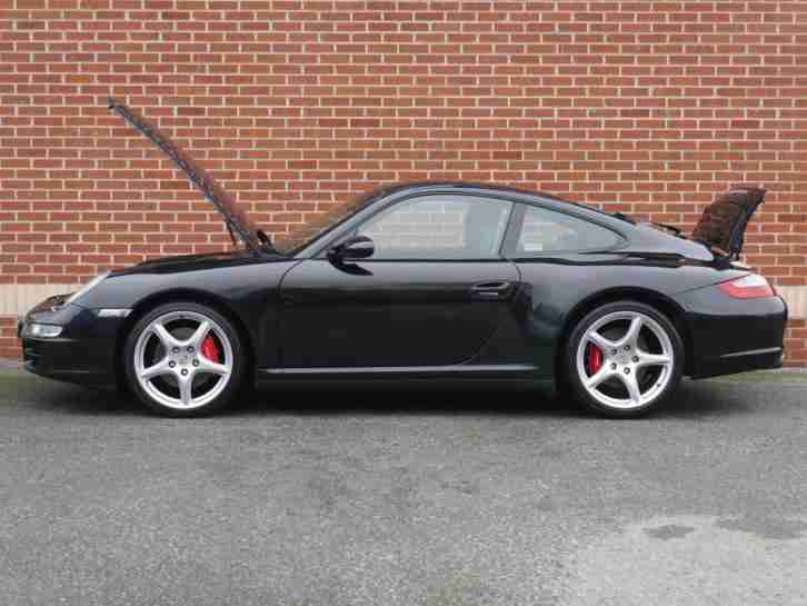 2006 06 Porsche 911 3.8 (350bhp) 4X4 Auto Carrera4 S Tiptronic S (Black, Petrol)