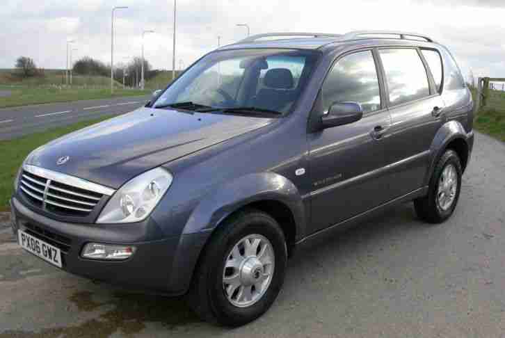 2006/06 SSANGYONG REXTON RX270 S 4X4 MAUVE/PURPLE 2.7 5DR DIESEL ONLY 72K MILES