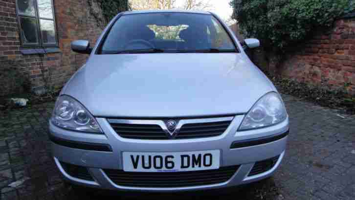 2006 06 VAUXHALL CORSA 1.2i 16v SXi 3DR HATCH SILVER+AIRCON+ALLOYS+CD+ABS+