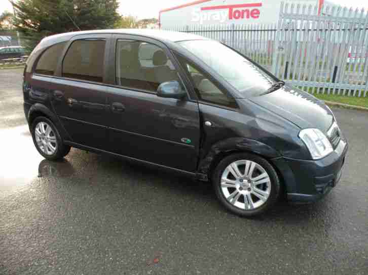 2006 (06) Vauxhall Meriva 1.4i 16v Active Damaged repairable salvage