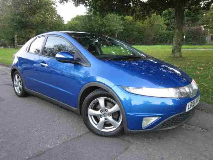 2006 06 reg Honda Civic 1.8i-VTEC ES FSH + 1 LADY OWNER PAN ROOFS