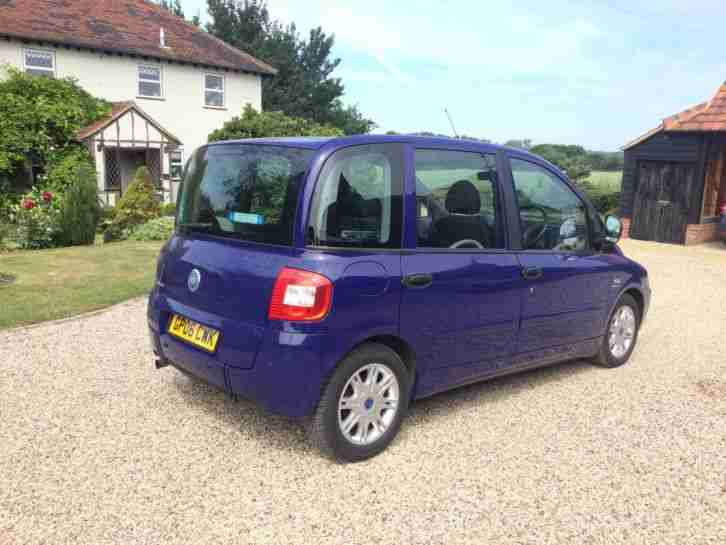 2006(55) FIAT MULTIPLA 1.6 BROTHERWOOD DYNAMIC PLUS WHEELCHAIR ACCESSIBLE
