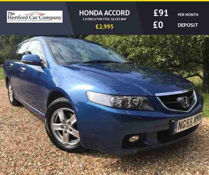 2006 55 HONDA ACCORD 2.0 EXECUTIVE VTEC 5D 155 BHP