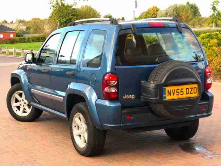 2006/55 Jeep Cherokee 3.7 V6 Limited 4x4 LOW MILEAGE 2 KEYS LONG MOT CRUISE CD