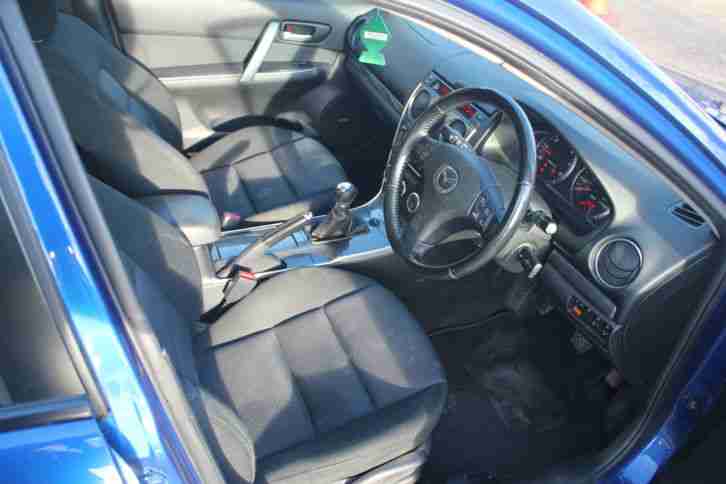 2006 (55) Mazda 6 TS2. Estate. 2.0L 16V Diesel. 143hp. Pacific Blue.