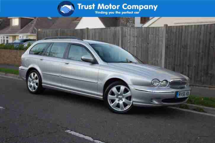 2006 56 Jaguar X-TYPE 2.2D SE Manual Estate In Silver 5dr Diesel