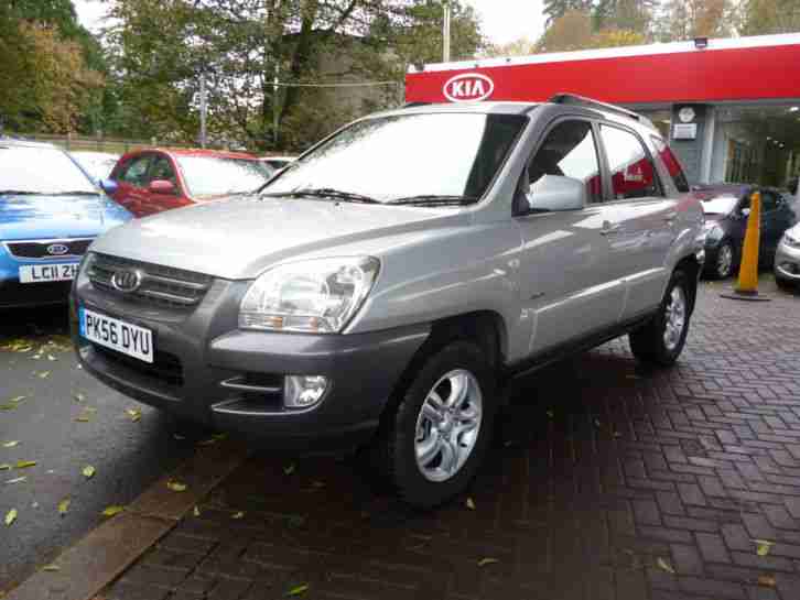 2006/56 KIA SPORTAGE XE 2.0 4WD - 5 DOOR 4X4 SILVER/GREY - 68000 MILES