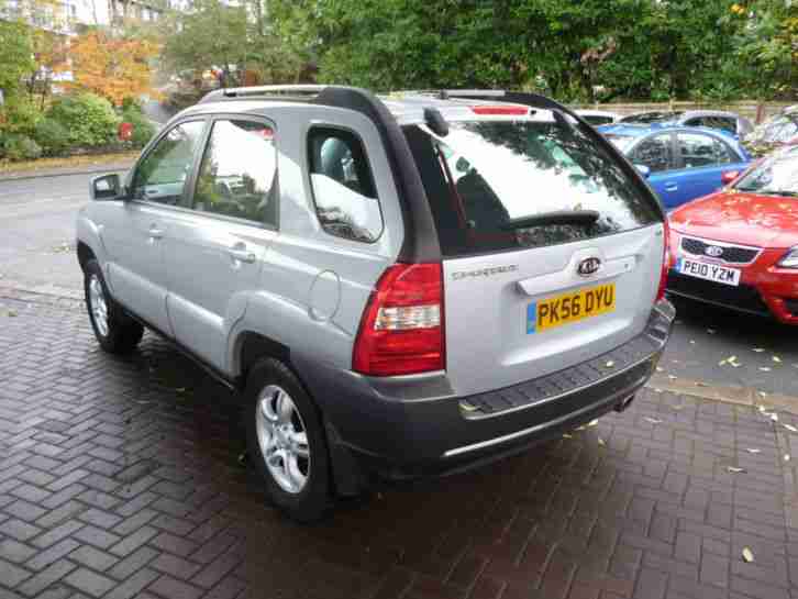 2006/56 KIA SPORTAGE XE 2.0 4WD - 5 DOOR 4X4 SILVER/GREY - 68000 MILES