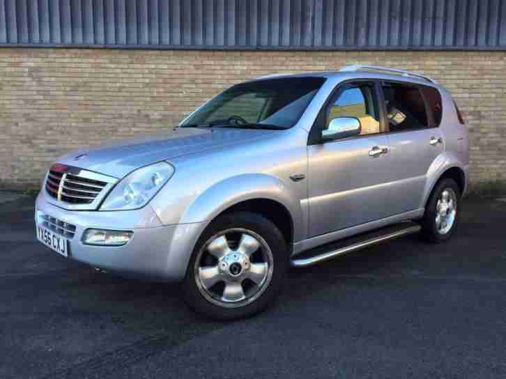 2006 56 REG SSANGYONG REXTON RX270 SILVER DIESEL 4X4 4WD NO RESERVE AUCTION!!