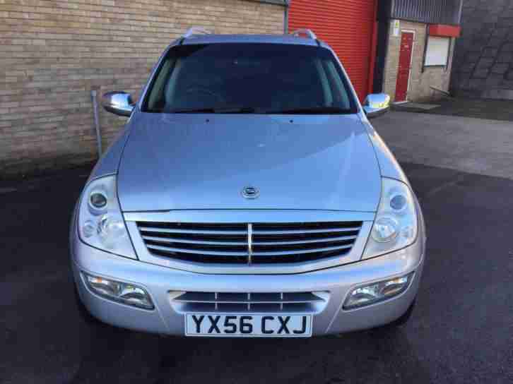 2006 56 REG SSANGYONG REXTON RX270 SILVER DIESEL 4X4 4WD NO RESERVE AUCTION!!