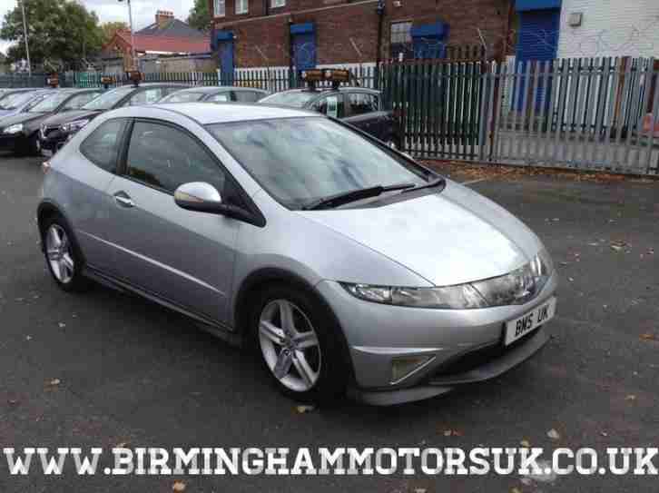 2006 (56 Reg) Honda Civic 1.8 VTEC TYPE S 3DR Hatchback SILVER + LONG MOT