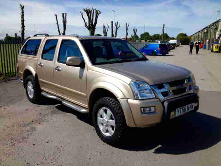 2006 56 Reg ISUZU RODEO DENVER MAX 4X4 Double Cab Pick Up, with hardtop canopy