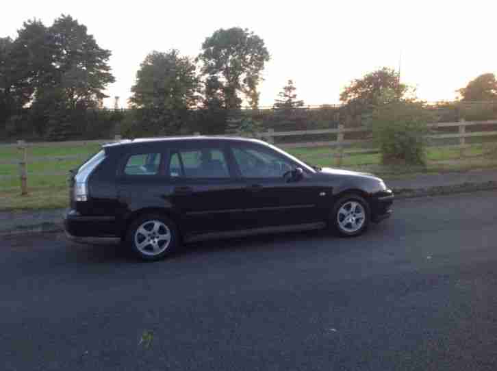 2006 (56) SAAB 9-3 LINEAR DT BLACK ESTATE DIESEL FACELIFT IMMACULATE