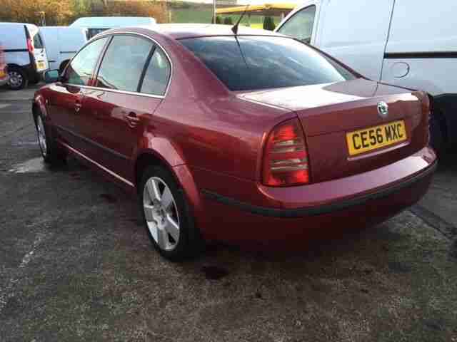 2006 56 SKODA SUPERB COMFORT TDI RED 1968CC 140BHP 4 DOOR SALOON