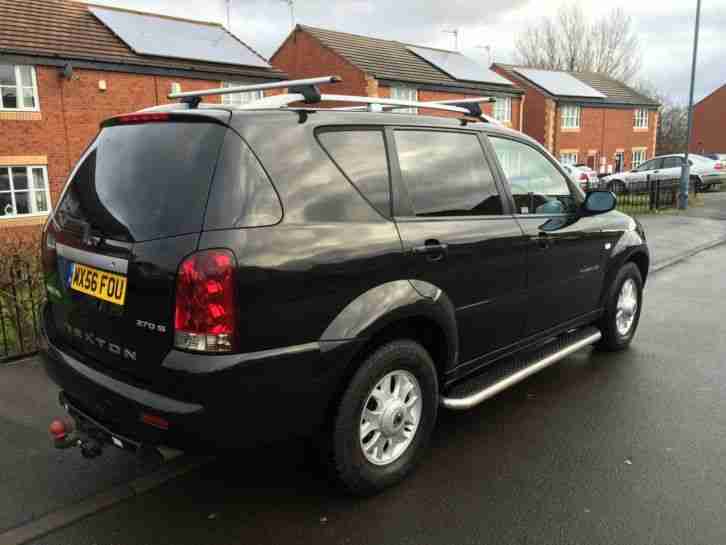 2006 56 SSANGYONG REXTON 2.7 XDI DIESEL LOW MILES NEW TYRES DVD S H 4 X 4