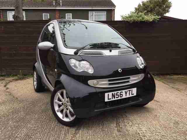 2006 56 Smart Fortwo Passion Coupe in black silver with Bluetooth and Sunroof!!