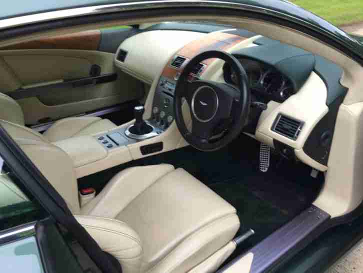 2006 ASTON MARTIN DB9 MANUAL RACING GREEN/MAGNOLIA 32K MILES FASMSH VERY NICE