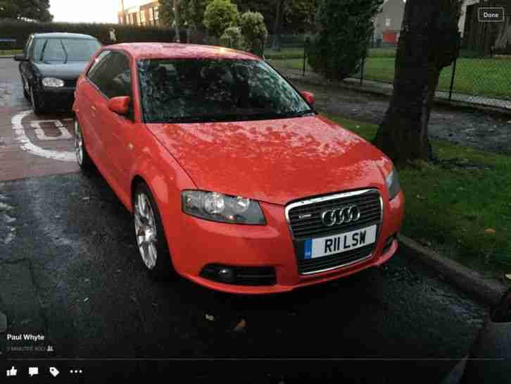 2006 A3 S LINE SPECIAL RED