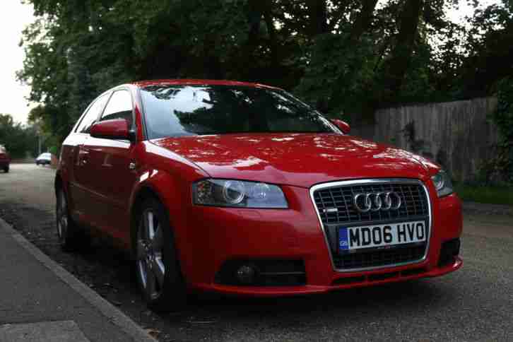 2006 A3 S LINE TDI 170 RED