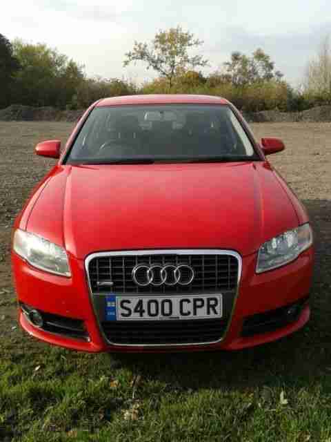 2006 AUDI A4 T S LINE QUATTRO RED