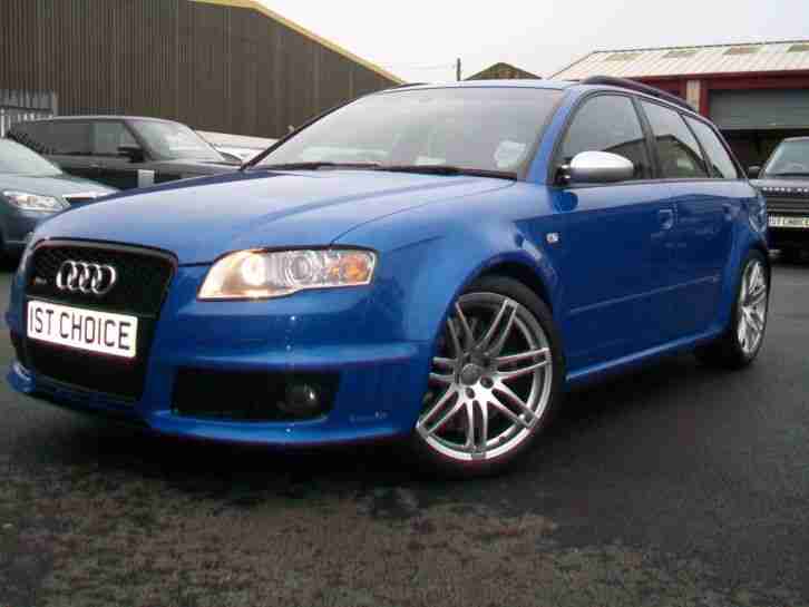 2006 AUDI RS4 AVANT RS4 QUATTRO AVANT RARE AND STUNNING SPRINT BLUE JUST 5400