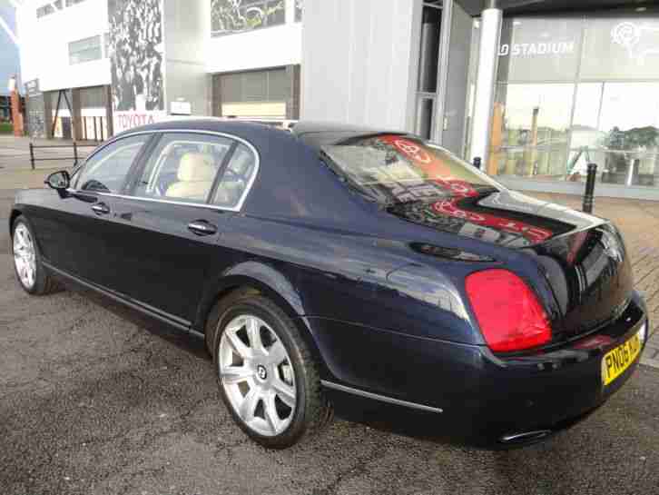 2006 BENTLEY CONTINENTAL FLYING SPUR BLUE 4 DOOR ONLY 1 PREVIOUS OWNER STUNNING