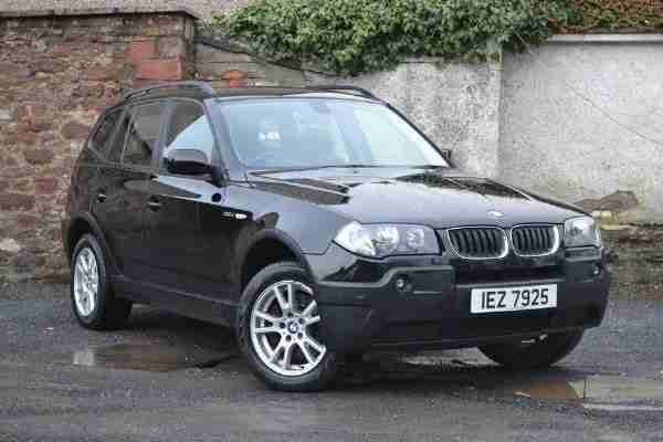 2006 BMW X3 2.0d SE 5 Dr Station Wagon Black