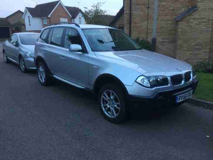 2006 BMW X3 D SE SILVER STUNNING CAR 4X4 NO RESERVE FULL LEATHER 56 PLATE