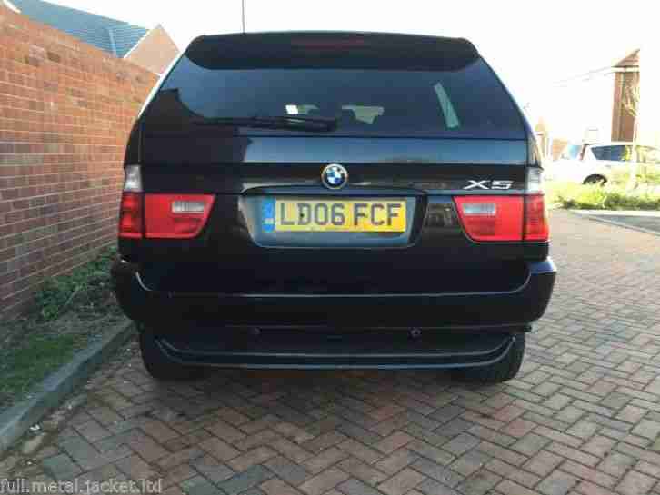 2006 BMW X5 3.0 Sport D Auto Black Diesel 4x4 Towbar Leather MOT Facelift VGC