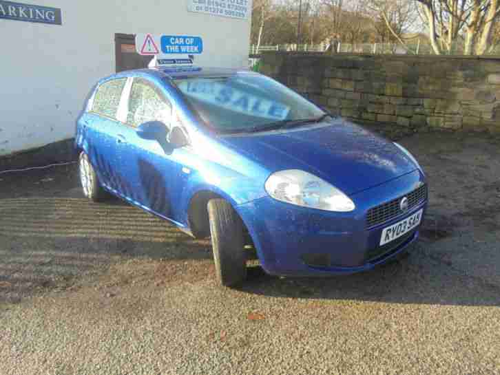 2006 GRANDE PUNTO BLUE PRIVATE PLATE