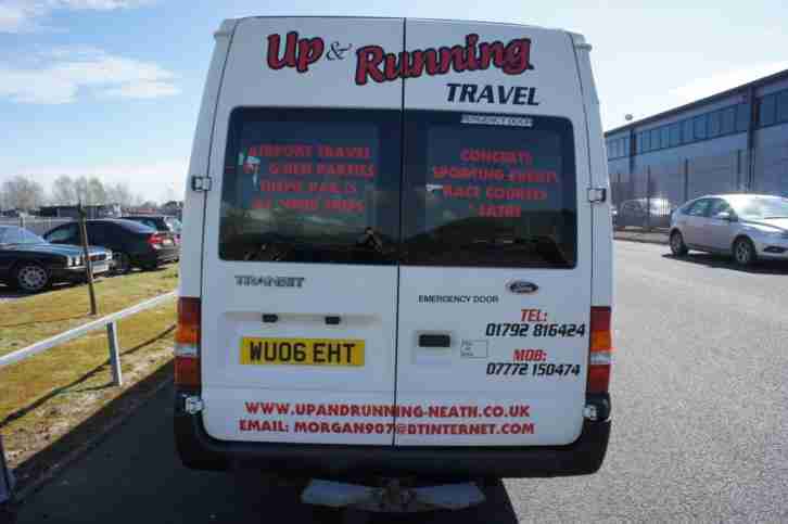 2006 FORD TRANSIT 17 STR MINIBUS 101KW MINIBUS DIESEL